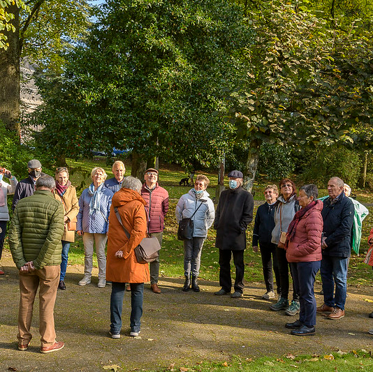 Afbeelding van uitstap community in groene omgeving