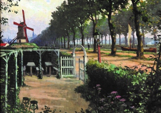 Schilderij van Au Jardin Frascati 1900-1910