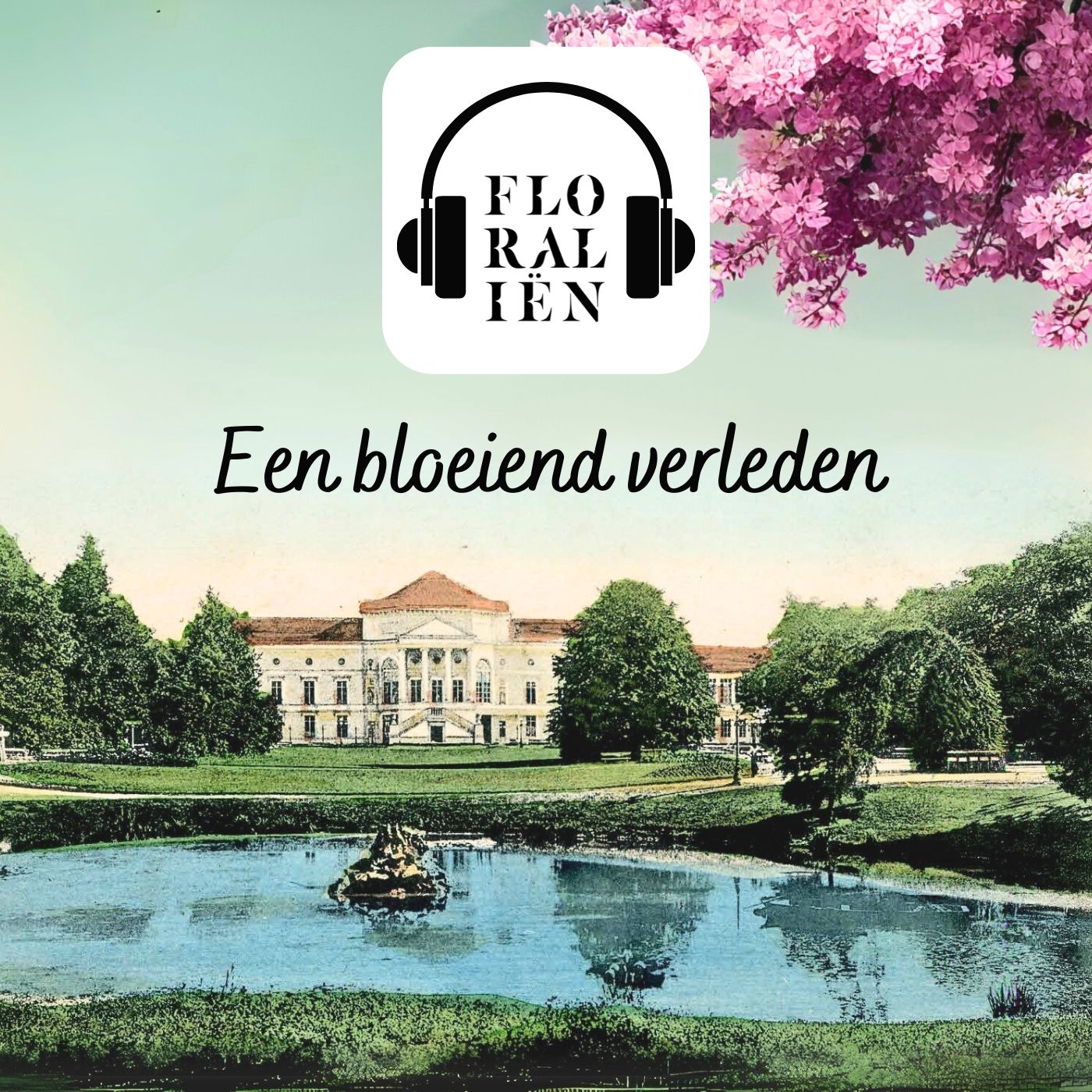 ingekleurde foto casino en cover van podcast