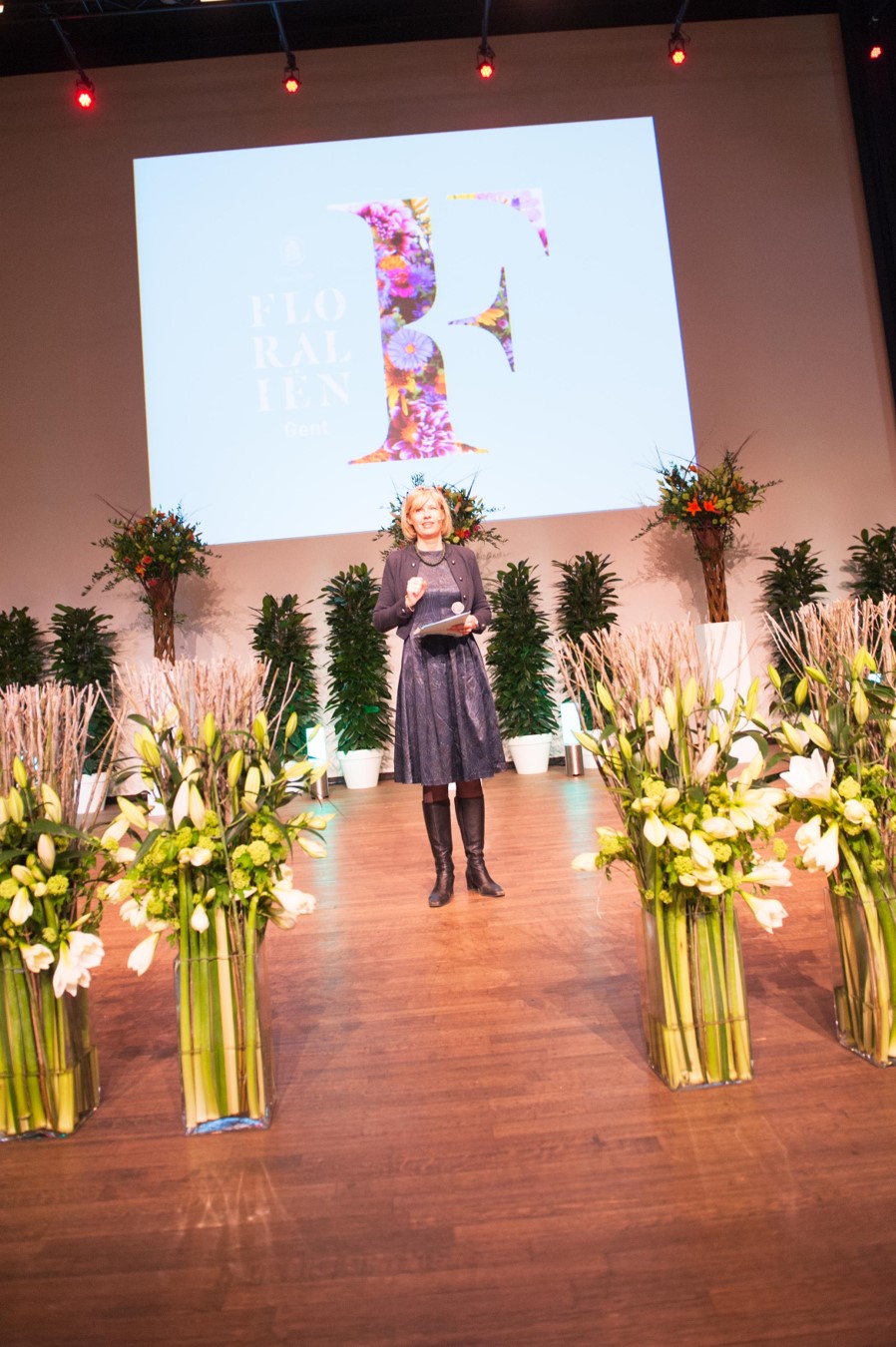 Foto van spreker op Floraliën 2016