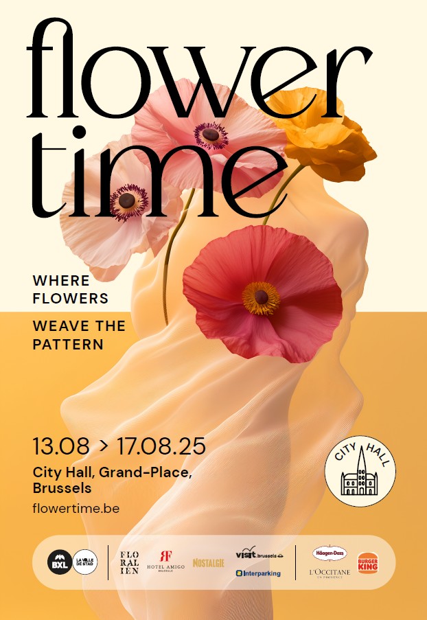 Campagnebeeld Flowertime Brussel 2025
